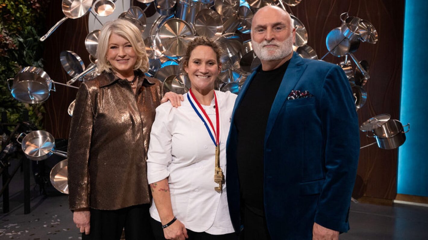 Martha Stewart, Emily Brubaker, and José Andrés in Yes, Chef - Season 1 - 'And The Winner Is...'