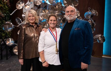 Martha Stewart, Emily Brubaker, and José Andrés in Yes, Chef - Season 1 - 'And The Winner Is...'