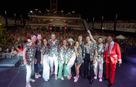 Wes Brown, Kimberly Sustad, Erin Cahill, Paul Campbell, Sarah Drew, Taylor Cole, Nikki DeLoach, Andrew Walker, Ben Ayres, Tyler Hynes, Jonathan Bennett - 'Christmas at Sea'