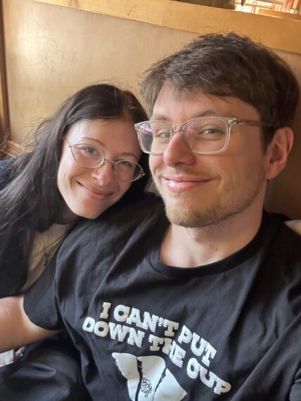 Hugo Wentzel and Olivia Aquilina from Claim to Fame Selfie