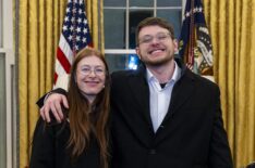 Olivia Aquilina and Hugo Wentzel from Claim to Fame at the White House