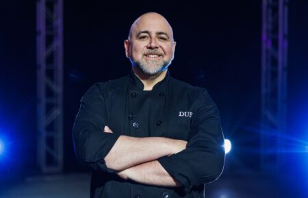 Duff Goldman, portrait, as seen in Super Mega Cakes, Season 1.