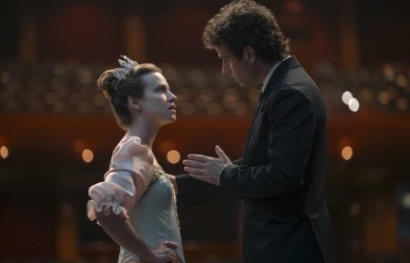 Lou de Laâge and Luke Kirby in 'Étoile'