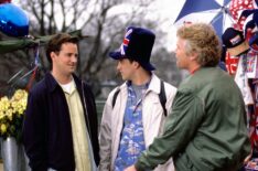 Matthew Perry Matt LeBlanc, and Richard Branson in Friends - 'The One With Ross' Wedding' - Season 4