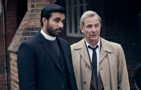 Alphy Kottaram (Rishi Nair), Geordie Keating (Robson Green) in 'Grantchester' Season 10 Episode 8