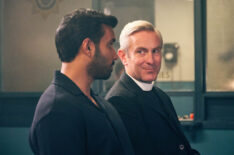 Alphy Kottaram (Rishi Nair), David Lane (Jonathan Rhodes) in 'Grantchester' Season 10 Episode 3