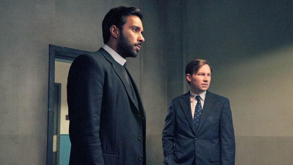 Alphy Kottaram (Rishi Nair), Larry Peters (Bradley Hall) in 'Grantchester' Season 10 Episode 5