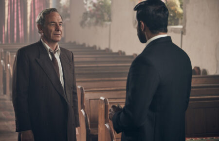 Geordie Keating (Robson Green), Alphy Kottaram (Rishi Nair) in 'Grantchester' Season 10 Episode 6