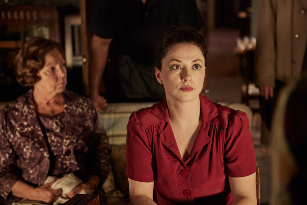 Mrs. C (Tessa Peake-Jones), Meg Grey (Christie Russell-Brown) in 'Grantchester' Season 10 Episode 2