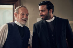 Stuart Potts (Paul Copley), Alphy Kottaram (Rishi Nair) in 'Grantchester' Season 10 Episode 4