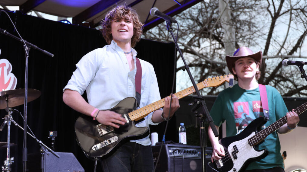 AUSTIN, TEXAS - MARCH 06: (L-R) William Lipton and Jesse Golliher of The Runarounds perform at Escape with Prime SXSW VIP Preview Party at Hotel San Jose on March 06, 2025 in Austin, Texas. (Photo by Robin Marchant/Getty Images for Prime Video)