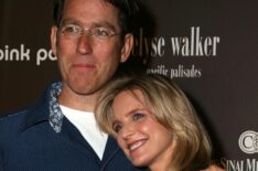 Courtney Thorne-Smith and husband Roger Fishman arrive at The Pink Party to benefit Cedar-Sinai Women's Cancer Research Institute at Viceroy Santa Monica September 8, 2007 in Santa Monica