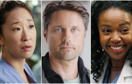 Sandra Oh, Martin Henderson, and Jerrika Hinton on Grey's Anatomy