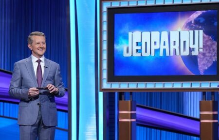 Ken Jennings on set of Jeopardy!