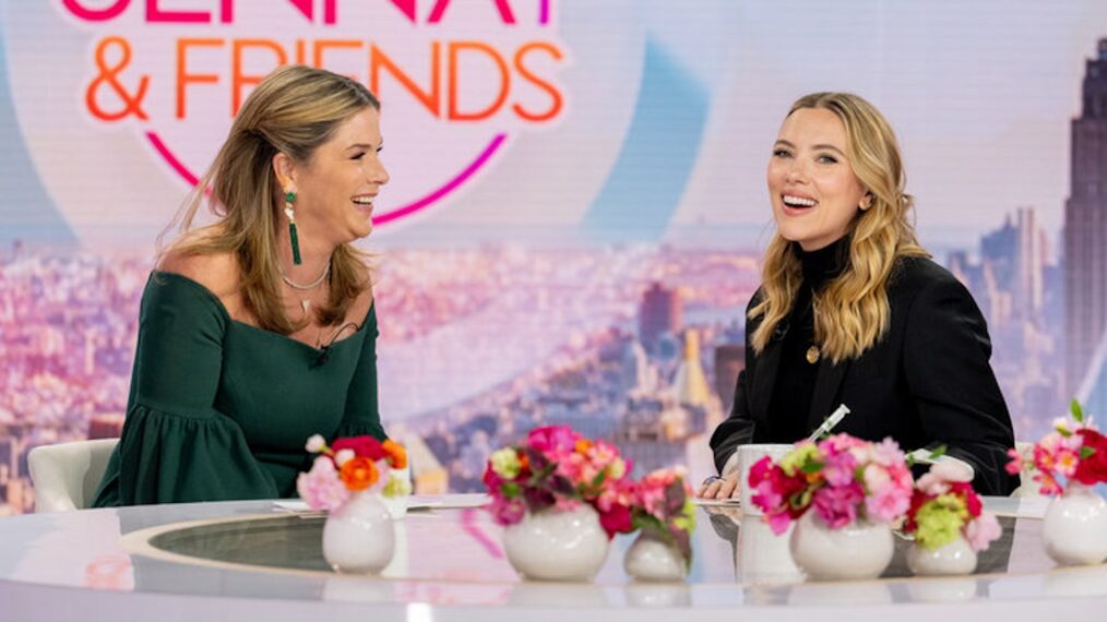 Jenna Bush Hager and Scarlett Johansson on 'Today With Jenna & Friends,' January 2025.