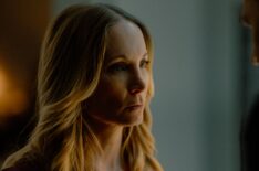 Joanne Froggatt as Jan Da Souza and Tom Hardy as Harry Da Souza in Mobland - episode 4, season 1