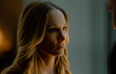 Joanne Froggatt as Jan Da Souza and Tom Hardy as Harry Da Souza in Mobland - episode 4, season 1