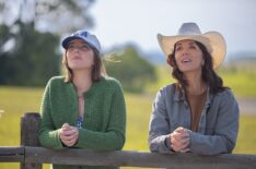 Baye McPherson as Katie and Michelle Morgan as Lou in Heartland