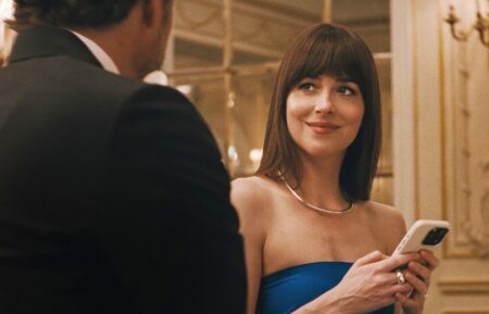 Dakota Johnson as Lucy in Materialists