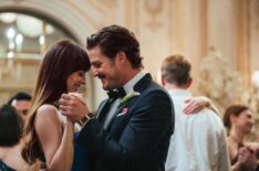 Dakota Johnson and Pedro Pascal as Lucy and Harry in Materialists