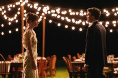 Dakota Johnson and Chris Evans as Lucy and John in Materialists