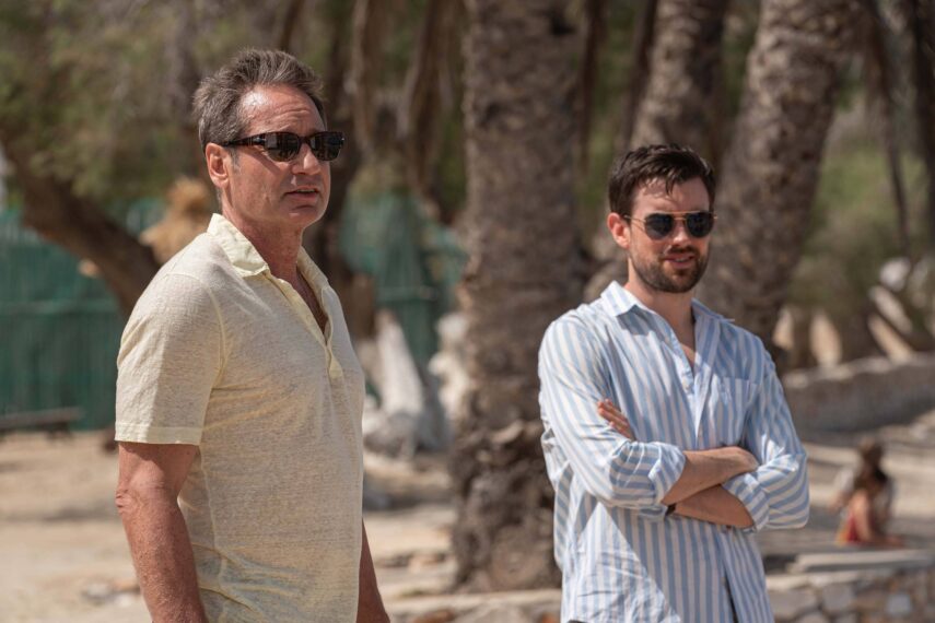 David Duchovny and Jack Whitehall in Malice
