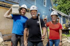 Michael Holmes, Jr., Mike Holmes, Sherry Holmes in Holmes Family Rescue Season 2