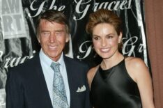 Mariska Hargitay and Mickey Hargitay attend the 2004 American Women in Radio and Television Gracie Allen Awards gala in June 2004.