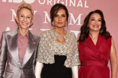 Lauran Bromley, Mariska Hargitay, and Trish Adlesic at the premiere of 'My Mom Jayne'