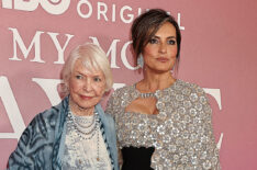 Ellen Burstyn and Mariska Hargitay at the 2025 Tribeca Festival at the premiere of 'My Mom Jayne'