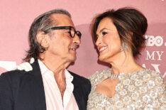 Griffin Dunne and Mariska Hargitay at the premiere of 'My Mom Jayne' at the 2025 Tribeca Festival