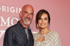 Chris Meloni and Mariska Hargitay at the New York premiere of 'My Mom Jayne'
