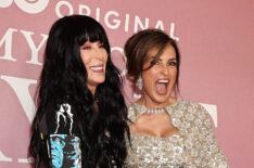 Cher and Mariska Hargitay at the premiere of 'My Mom Jayne' at the 2025 Tribeca Festival