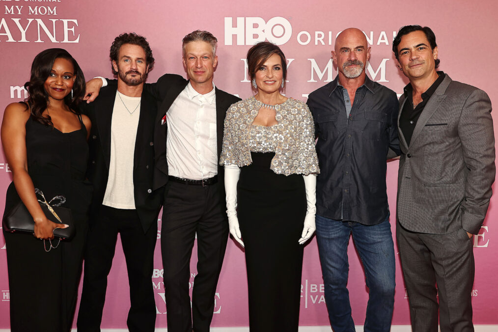 Aime Donna Kelly, Kevin Kane, Peter Scanavino, Mariska Hargitay, Chris Meloni and Danny Pino - 'My Mom Jayne' at the 2025 Tribeca Festival