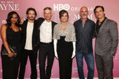 Aime Donna Kelly, Kevin Kane, Peter Scanavino, Mariska Hargitay, Chris Meloni and Danny Pino - 'My Mom Jayne' at the 2025 Tribeca Festival