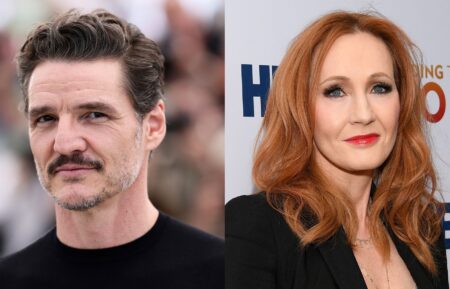 Pedro Pascal and J.K. Rowling.