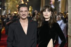 Pedro Pascal and Lux Pascal attend 'Gladiator II' premiere in London in November 2024.