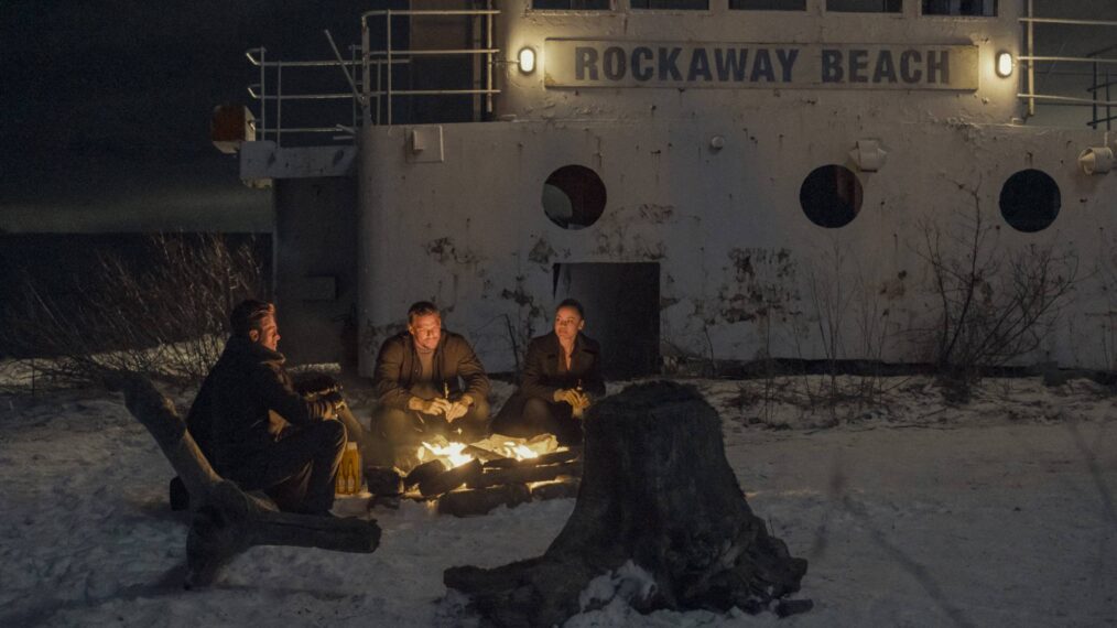 Shaun Sipos, Alan Ritchson and Maria Sten - 'Reacher'