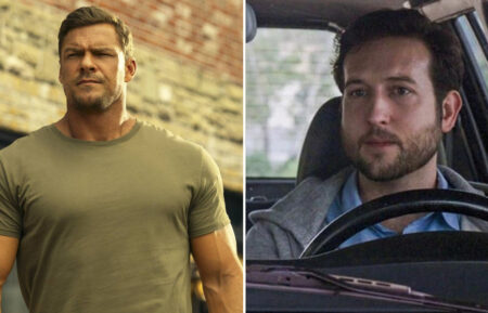 Alan Ritchson in 'Reacher'; Christopher Rodriguez-Marquette in 'Barry'