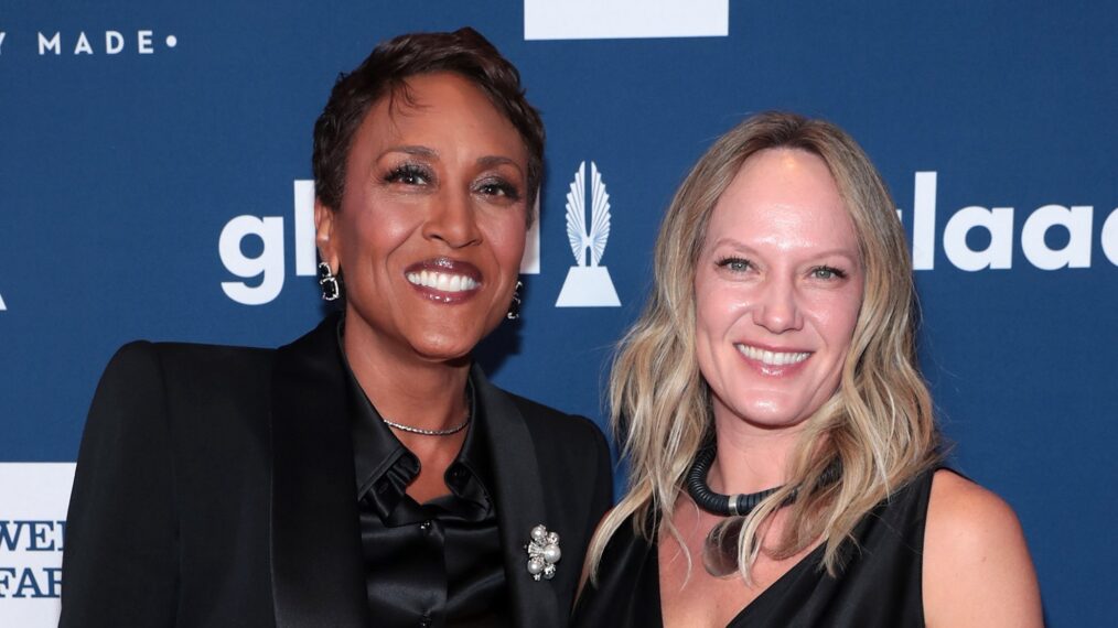 Robin Roberts and Amber Laign