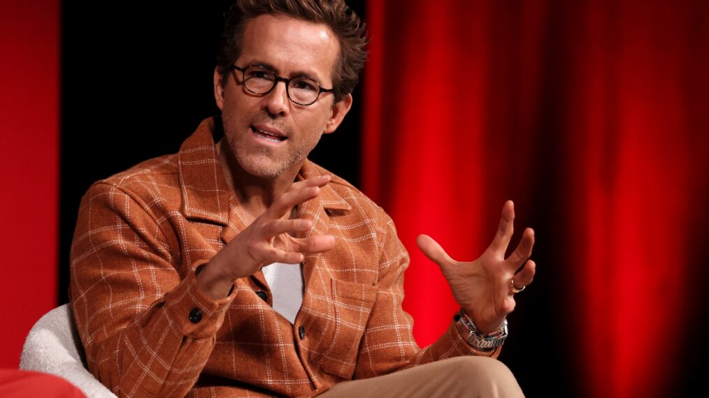 Ryan Reynolds speaks onstage during the 2025 TIME100 Summit at Jazz at Lincoln Center on April 23, 2025 in New York City