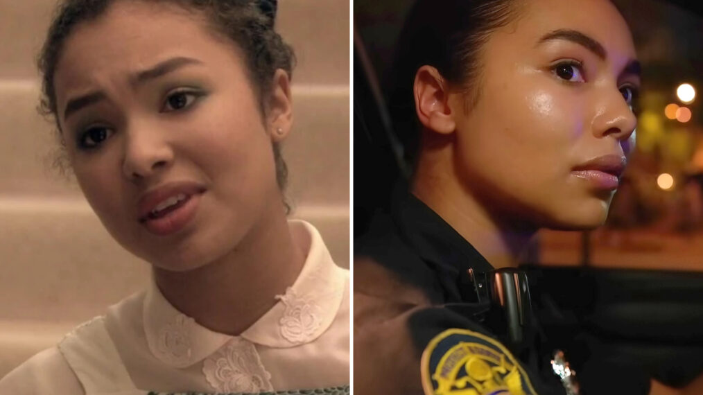 Jessica Sula as Grace Blood in 'Skins' and as Jessica Loren in 'Malum'