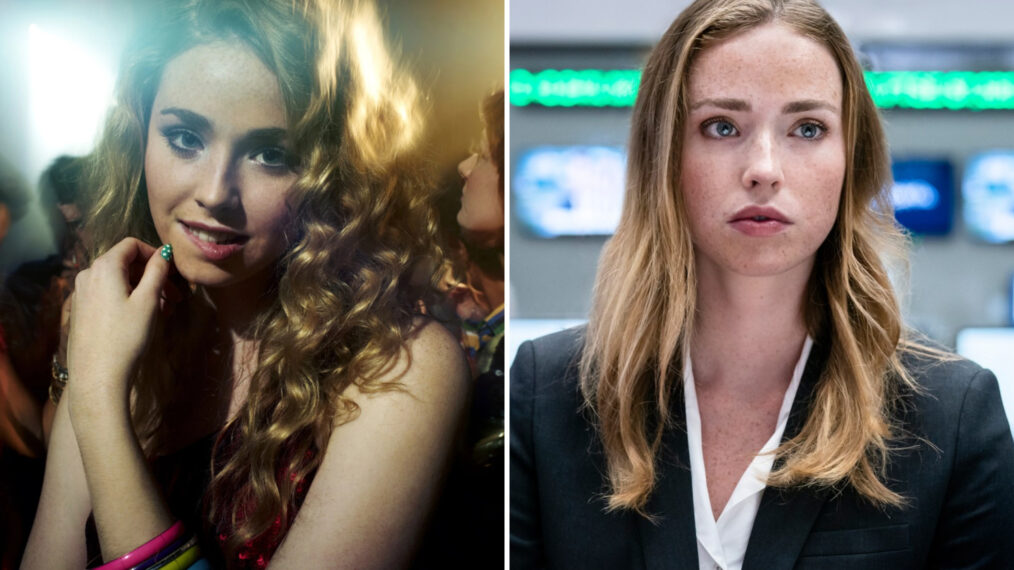 Freya Mavor as Mini McGuinness in 'Skins' and Daria Greenock in 'Industry'