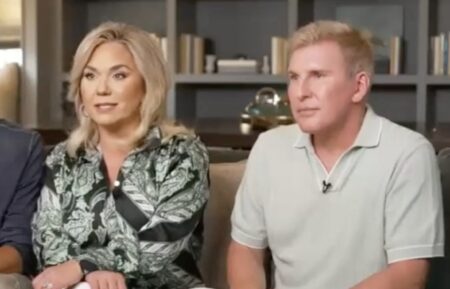 Savannah Chrisley, Grayson Chrisley, Julie Chrisley, and Todd Chrisley on Fox News' 'My View with Lara Trump,' June 2025.