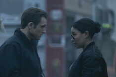 Taron Egerton and Jurnee Smollett in 'Smoke' Season 1 Episode 1