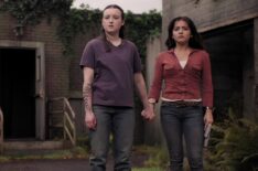 Bella Ramsey and Isabela Merced as Ellie and Dina in 'The Last of Us' Season 2