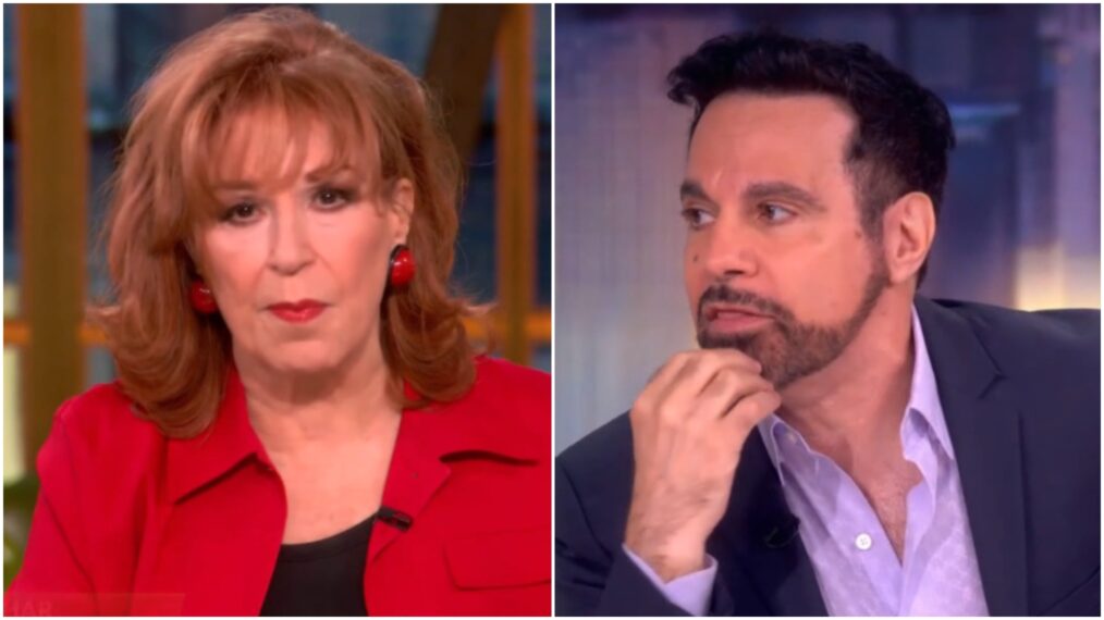 Joy Behar and Mario Cantone