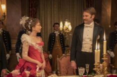 Taissa Farmiga and Ben Lamb in 'The Gilded Age' (Season 2)