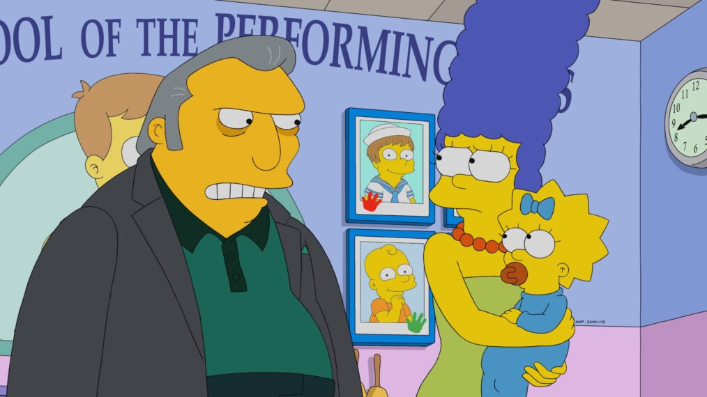 Fat Tony, Marge and Maggie in 'The Simpsons' - 'A Made Maggie'