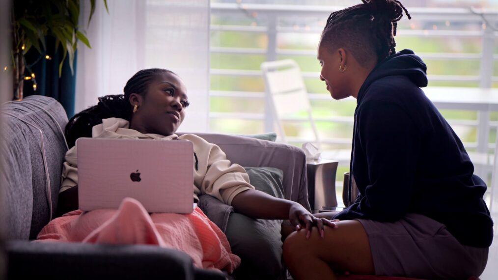 Britney Thompson and AJ Blount in 'The Ultimatum: Queer Love.'